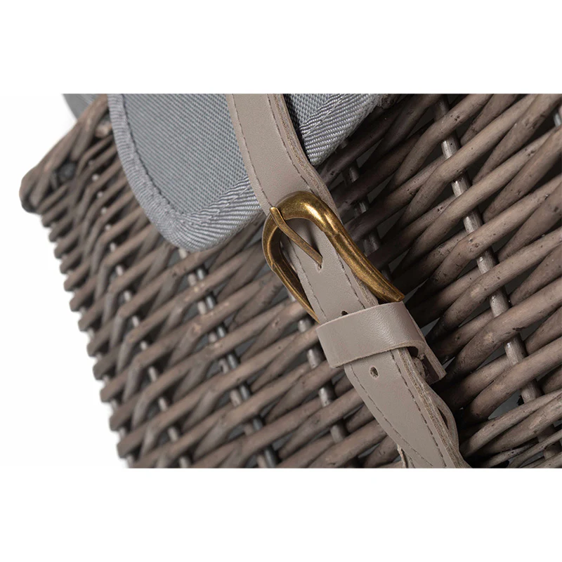 Grey Chiller Basket And Picnic Blanket - Image 5
